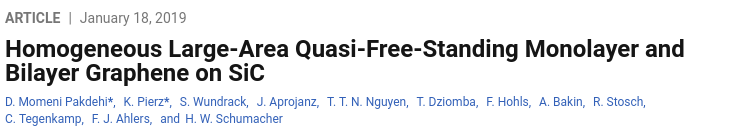 Homogeneous Large-Area Quasi-Free-Standing Monolayer and Bilayer Graphene on SiC